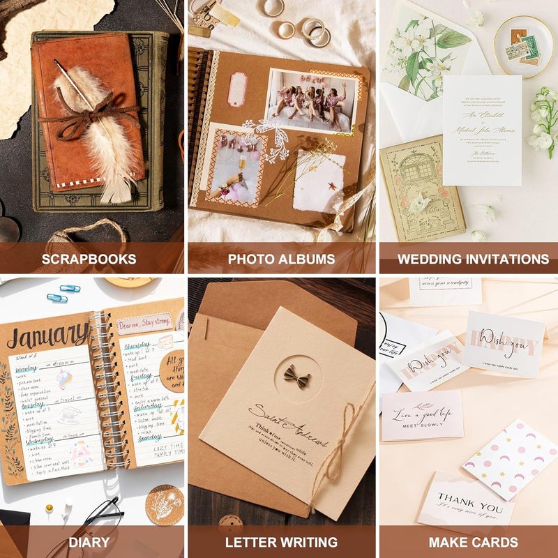 UCEC 36PCS Alphabet Letter Stamps for Clay with Ink Pad – Scrapbook Supplies Rubber Stamps for Journaling, Custom Stamp for Crafting–Letter Stamp Set Scrapbook Kit for Scrapbooking & Stamping Supplies - Image 5