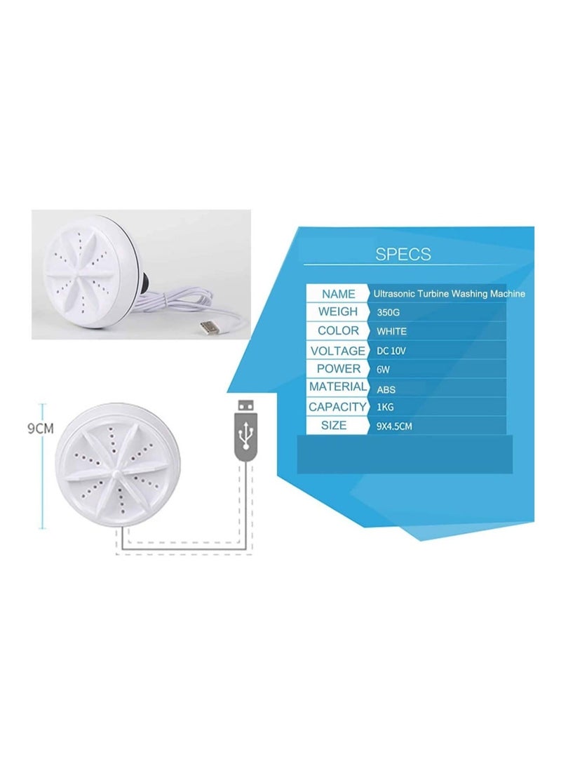 ELTRAZONE Portable Ultrasonic Turbine Washing Machine - Image 3