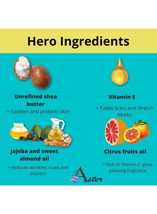 Aster Citrus bliss body scrub, non greasy scrub for glowing skin, Exfoliation, 125 GMS body scrub, No Parabens and sulphate, All skin type - Image 4