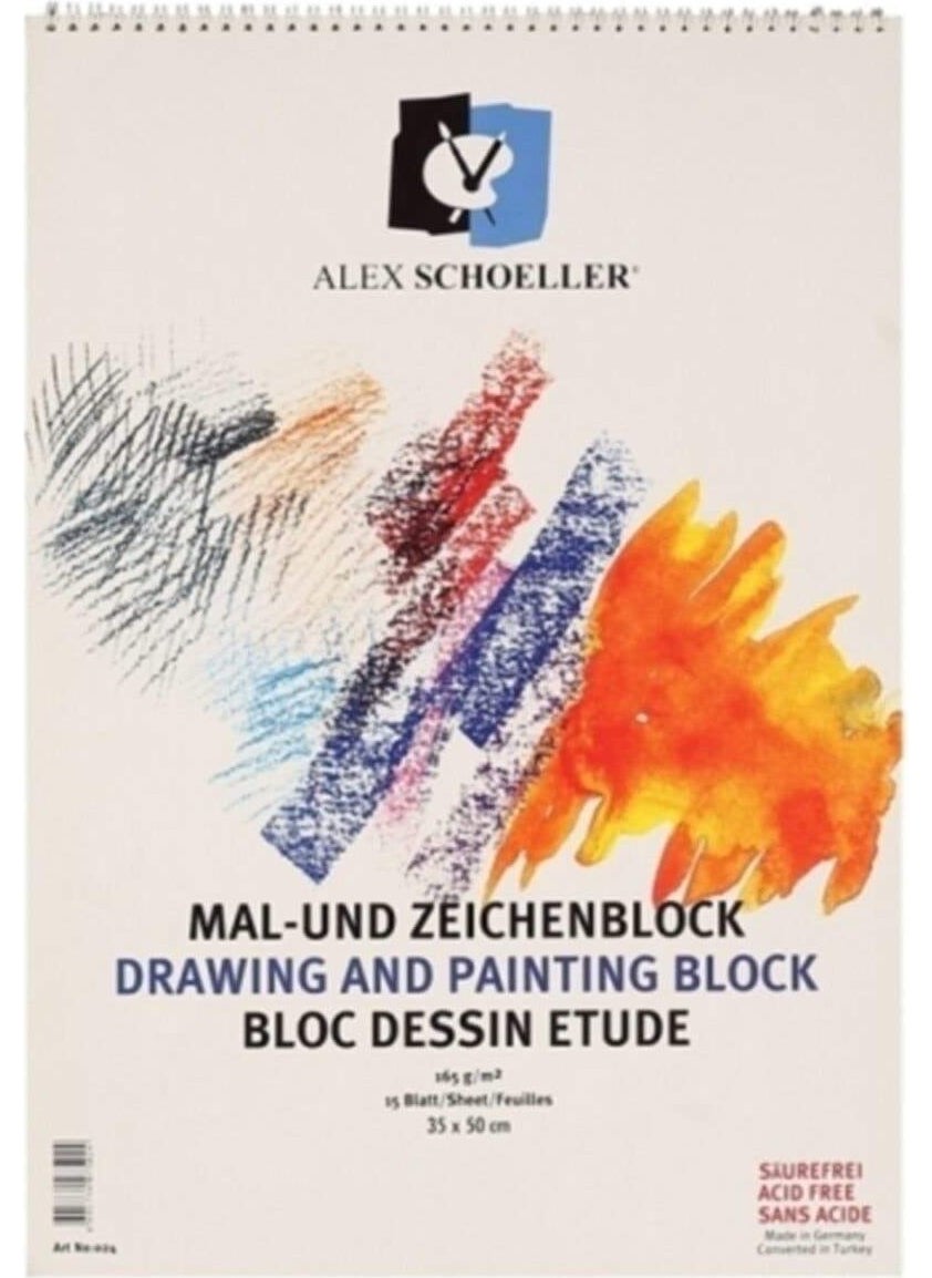 Alex Schoeller 35x50cm 165 gr 15 Pages Drawing Book 