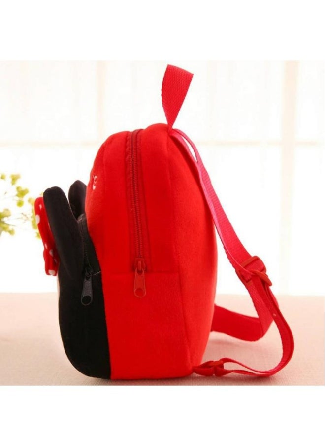 Kids Minnie Embroidered Backpack Cartoon Plush Kindergarten Backpack  - Image 2