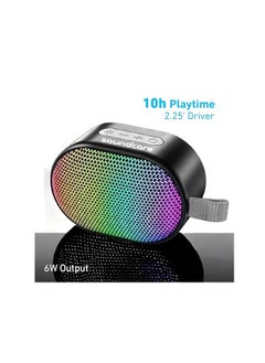 Anker Soundcore by Anker Pyro Mini portable and compact 6W bluetooth speaker with loud and strong bass, 10 Hrs Playtime, 57mm Driver, Bluetooth 5.3 Connectivity - Black  - Image 4