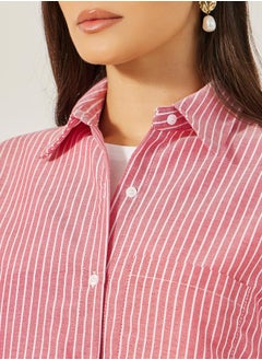 Oversized Stripe Collared Shirt - pzsku/ZE9939AB80299800FFFA4Z/45/_/1739732057/abddb12d-b76f-4bb1-af9f-b4667afa7ba2