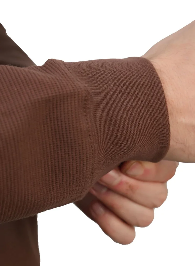 GIORDANO  Men’s Slim Fit Waffle Henley Long Sleeve Button Tee for Men | Best Price UAE