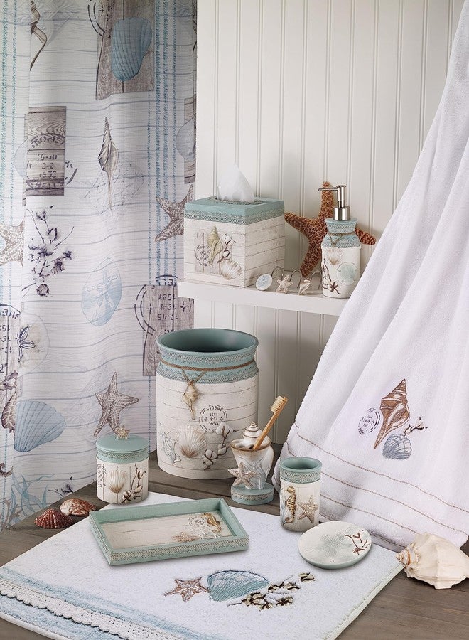 Avanti Linens - Tumbler, Countertop Organizer, Farmhouse Chic Bathroom Accessories (Farmhouse Shell Collection) - Image 2