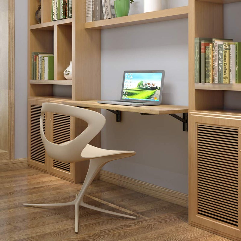 Need Wall Mounted Table - Heavy Duty Small Fold Down Desk Length 36" Width 20" Perfect Addition to Garage & Shed/Home Office/Laundry/Home Bar/Kitchen & Dining Room AC15BB(9050) - Image 5