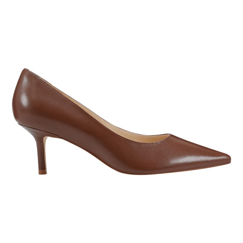 Marc Fisher Women's Alola Pump, Medium Brown Leather 210, 7.5 - Image 5
