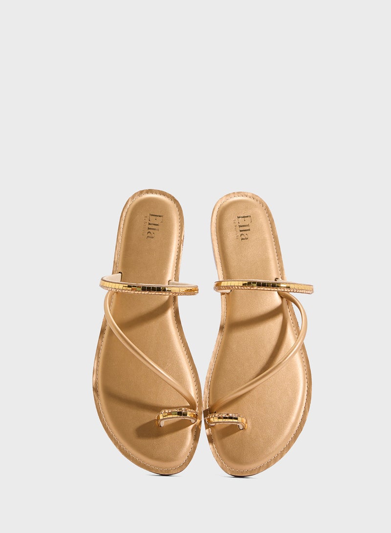 ELLA Toe Post Flat Sandal  - Image 4