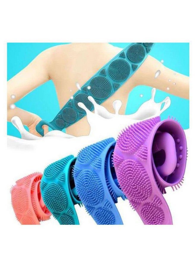 adbeni Professional Back Scrubber Belt Cleaning Exfoliating Bath Belt Brush Assorted Color - Image 1