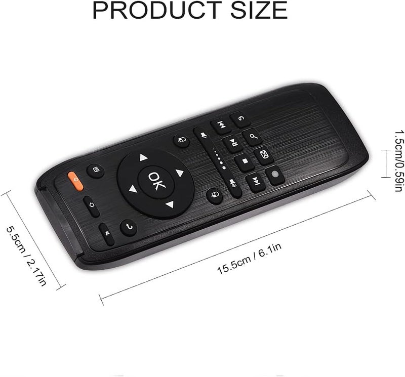 Portable Mini Keyboard Remote Control with Full Keyboard, Long Range, Ergonomic Design, for TV, PC, iOS Smart Phone - Image 1