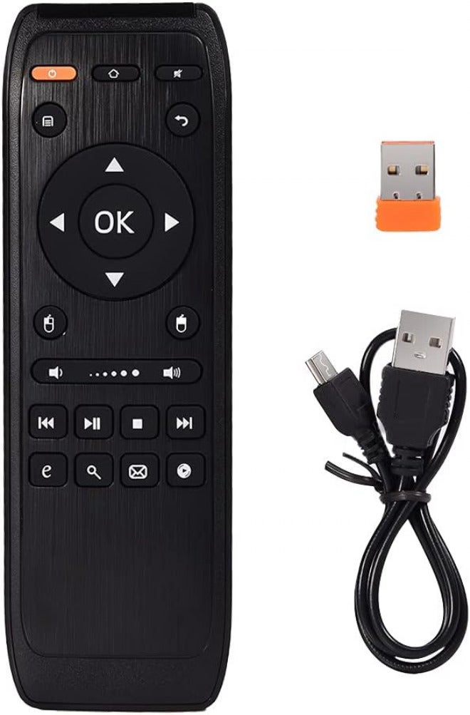 Portable Mini Keyboard Remote Control with Full Keyboard, Long Range, Ergonomic Design, for TV, PC, iOS Smart Phone - Image 4