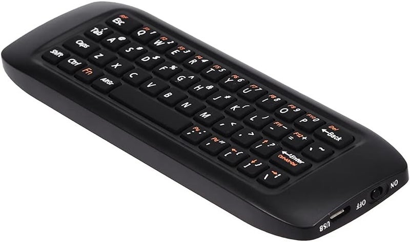 Portable Mini Keyboard Remote Control with Full Keyboard, Long Range, Ergonomic Design, for TV, PC, iOS Smart Phone - Image 2