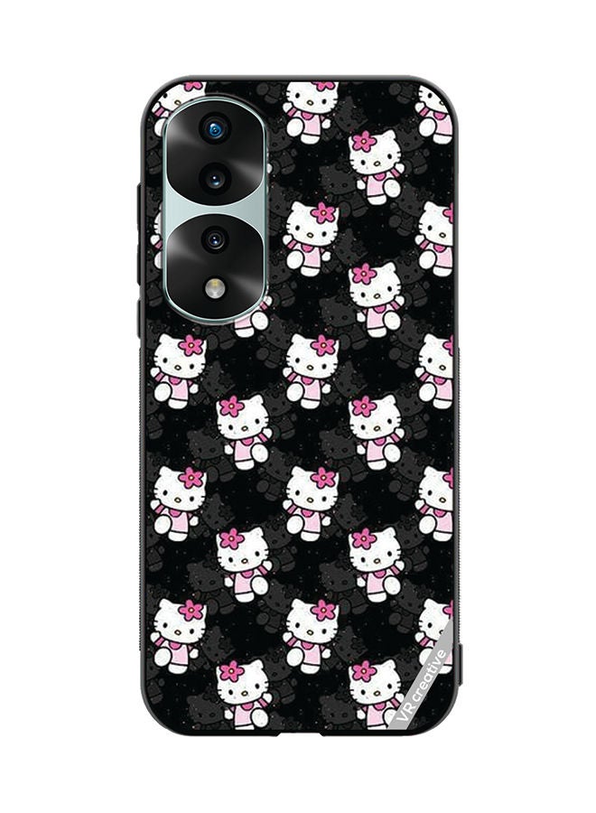 VR CREATIVE Protective Case Cover For Honor 70 Pro plus Hello Kitty Design Multicolour - Image 1