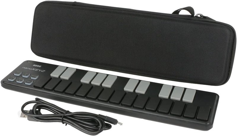 co2CREA Hard Travel Case for Korg 25-Key MIDI Controller NANOKEY2 - Image 5