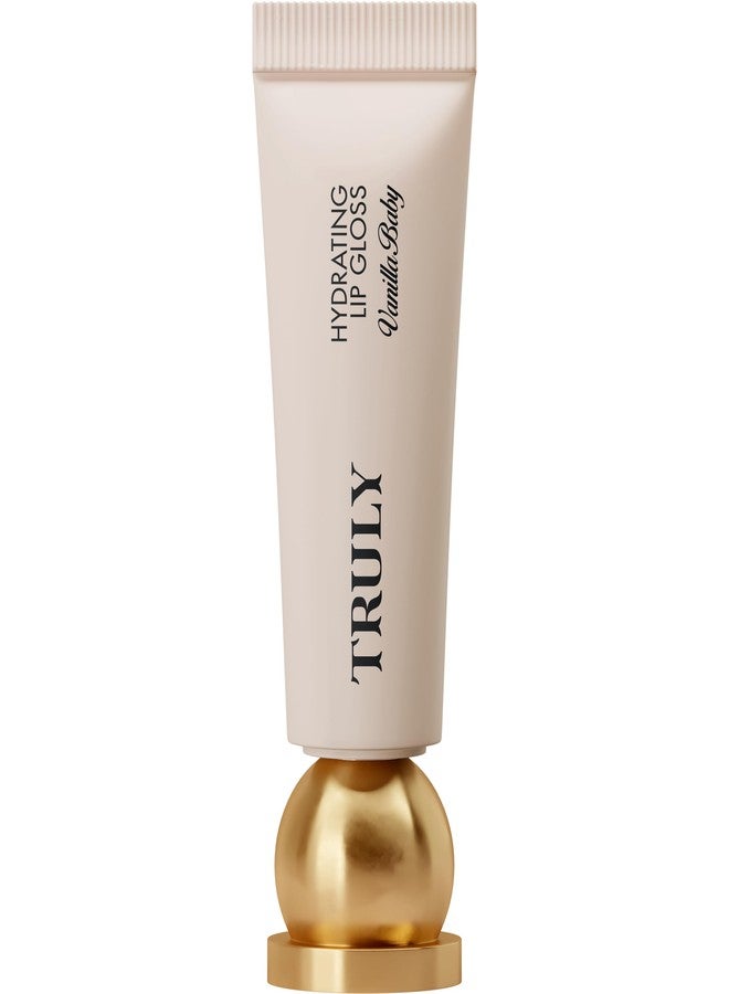 Truly Beauty Vanilla Baby Hydrating Lip Gloss | High Shine & Tinted, Infused with Hyaluronic Acid, Jojoba Oil & Shea Butter - Image 1