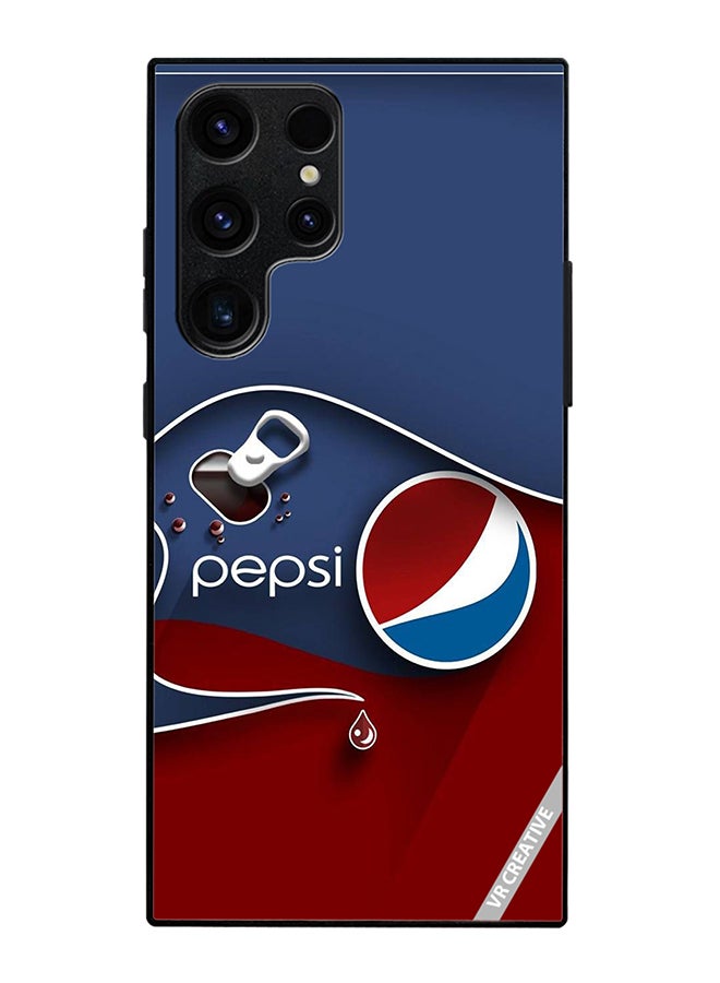 VR CREATIVE Protective Case Cover For Samsung Galaxy S25 Ultra Pepsi Design Multicolour