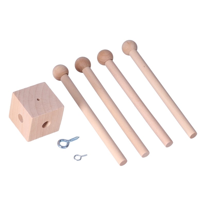 Baby Crib Mobile: Wooden Wind Chime - Eco Friendly Nontoxic Material Attention Cultivation Eyesight Growth Battery Free for Newborns And Baby Nursery - Image 4