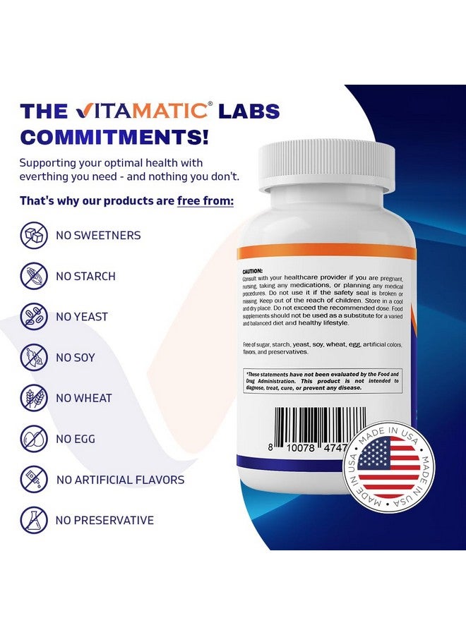 Vitamatic فيتاميناتيك بورون مخلب (كغليسينات) 10 ملغ 240 قرص - يدعم توازن الهرمونات وصحة العظام والأنسجة الضامة - Image 3