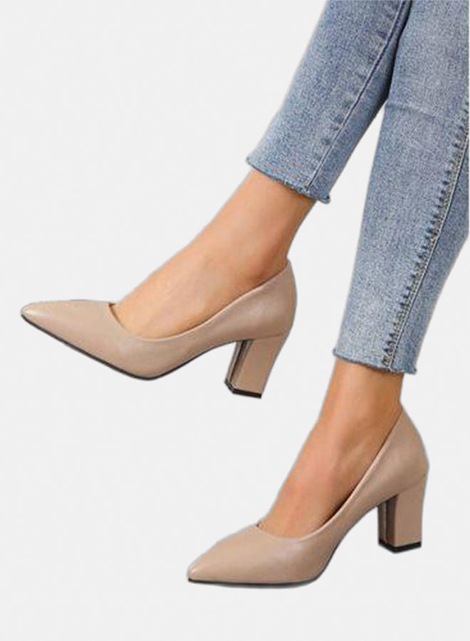 أكس أو ستايل حذاء نسائي بكعب 6 سم - Image 3