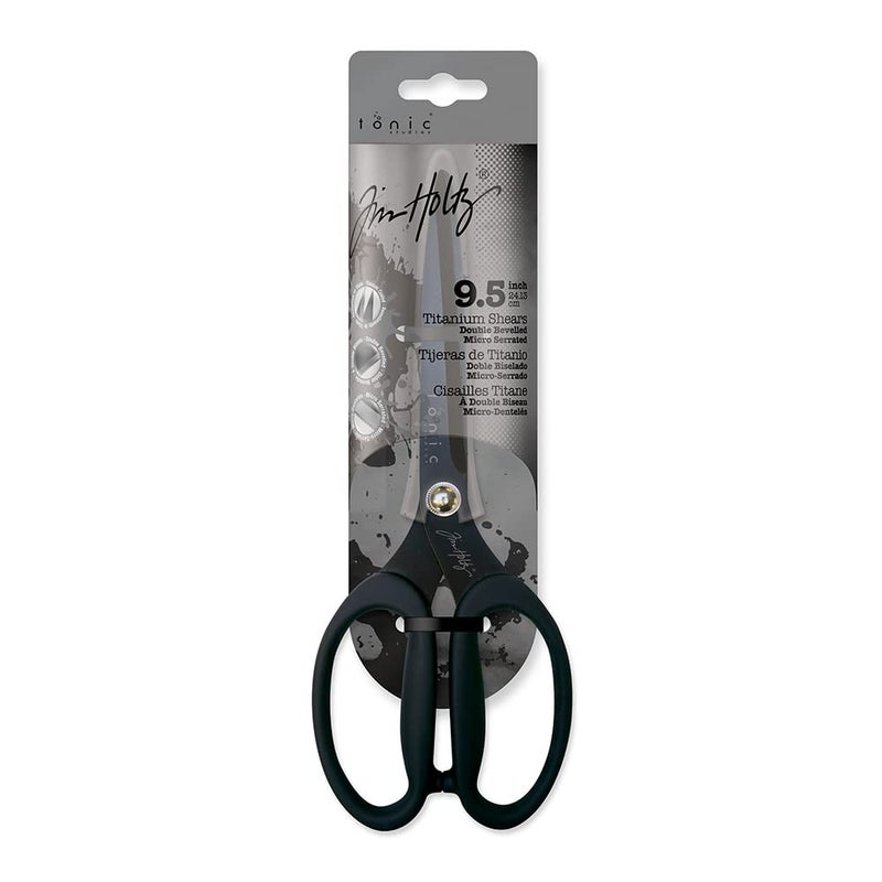 Tonic Studios 107E 95inch Tim Holtz Titanium Shear Maroon