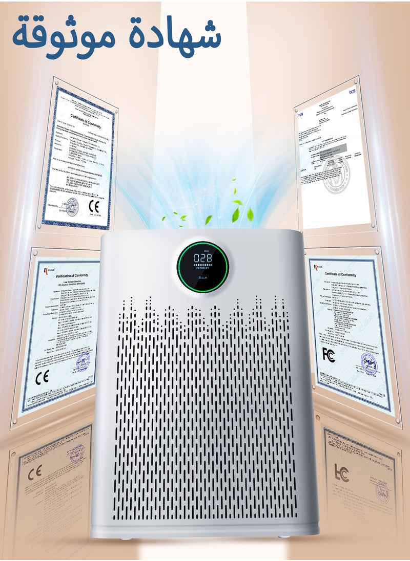 Air Purifiers for 60㎡ Large Room, with PM2.5 Air Quality Display, 22dB Sleep Mode, Aromatherapy,ZY3866 HEPA Filter - pzsku/ZE994878EFE5B14532030Z/45/_/1728620626/28ac74a2-db78-4a71-92fe-675082141981