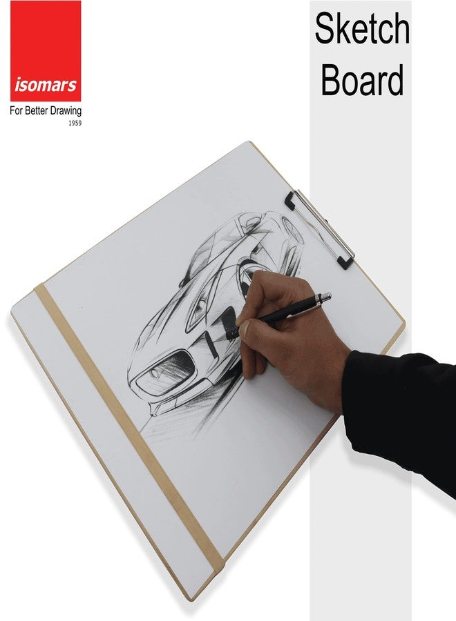 Isomars Drawing Board – 12"x16" Portable Sketch Board for Artists, Students & Designers – Ideal for Drawing, Sketching, Drafting & Painting - Image 3