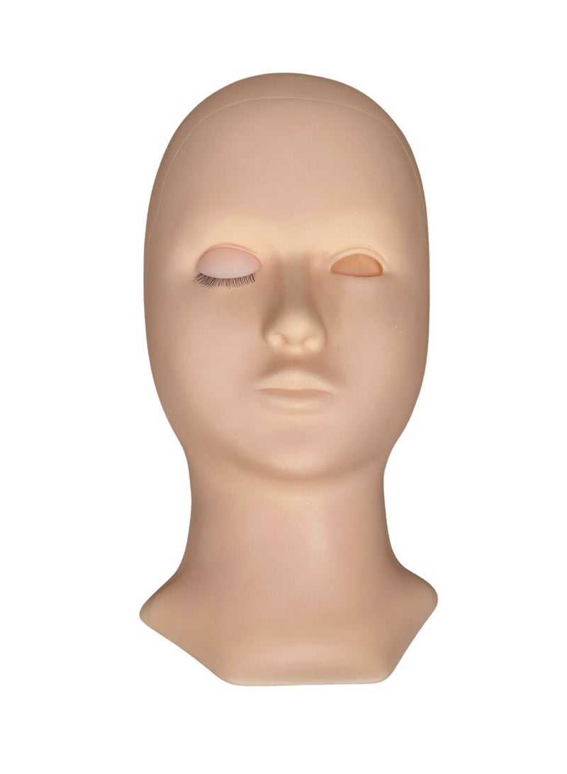 Globalstar Mannequin Training Head For Eyelash Extention With Removable Eyelids HJ-106 - Image 3