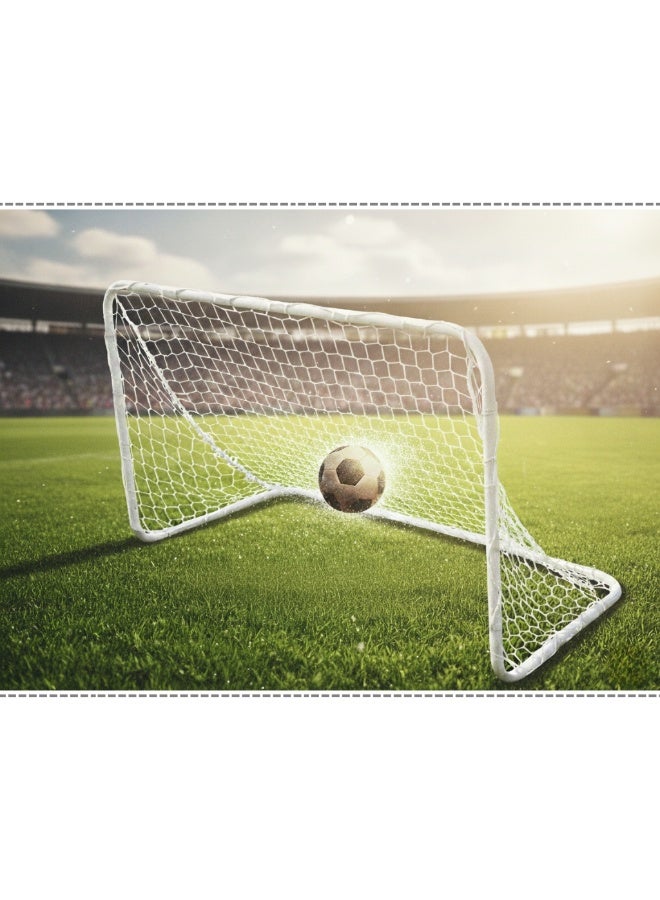 Spall Portable Football Goal 120x80x60cm Kids Mini Soccer Net for Indoor & Outdoor Training - Image 3