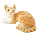 GUDVES Orange Tabby Cat Stuffed Animal Baby Stuffed Animal Cat Plush Toy Shorthair Cat 12 Inch Orange B - Image 2