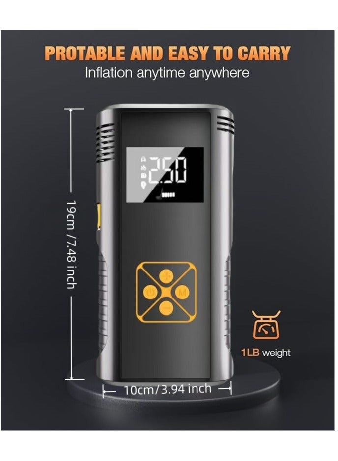 SHEIDLIN بطارية متنقلة اشتراك مشغل للسيارة بقوة 8000 ملي امبير مع منفاخ هواء مدمج - Image 3