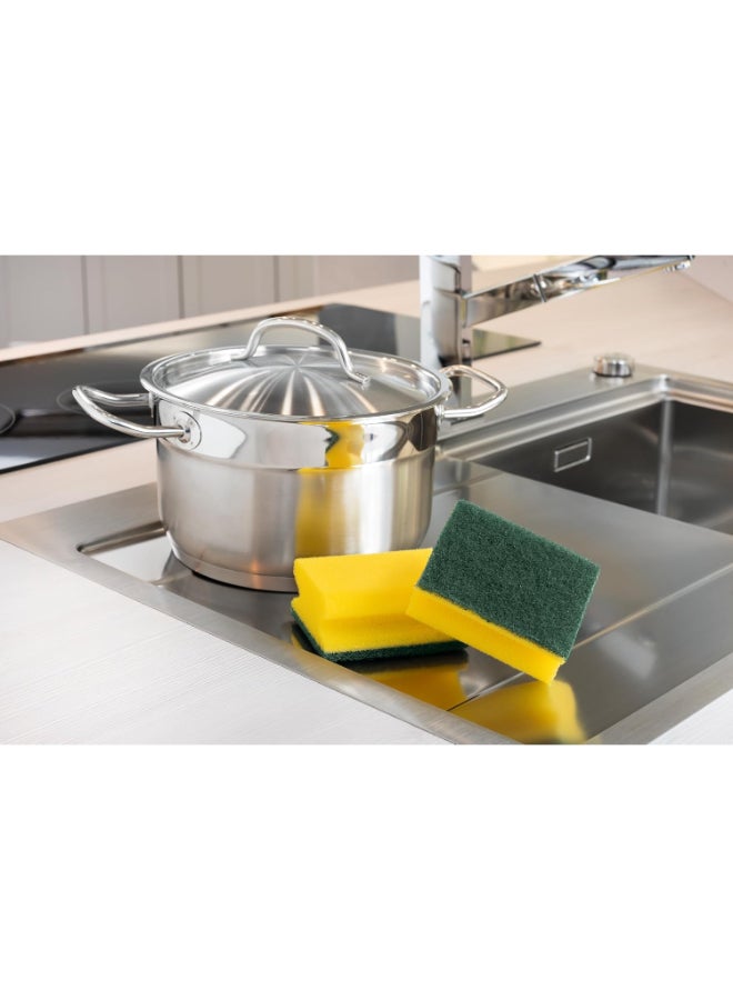 Scotch Brite إسفنجة تنظيف الأظافر الكلاسيكية من سكوتش-برايت، 3 × 3، 9 إسفنجة/عبوة، 16 عبوة/حالة - Image 3