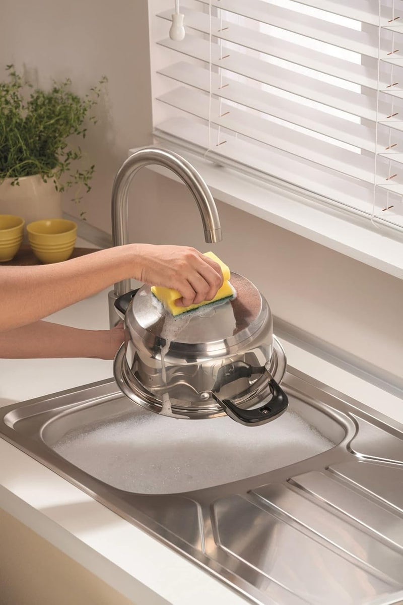 Scotch Brite إسفنجة تنظيف الأظافر الكلاسيكية من سكوتش-برايت، 3 × 3، 9 إسفنجة/عبوة، 16 عبوة/حالة - Image 4