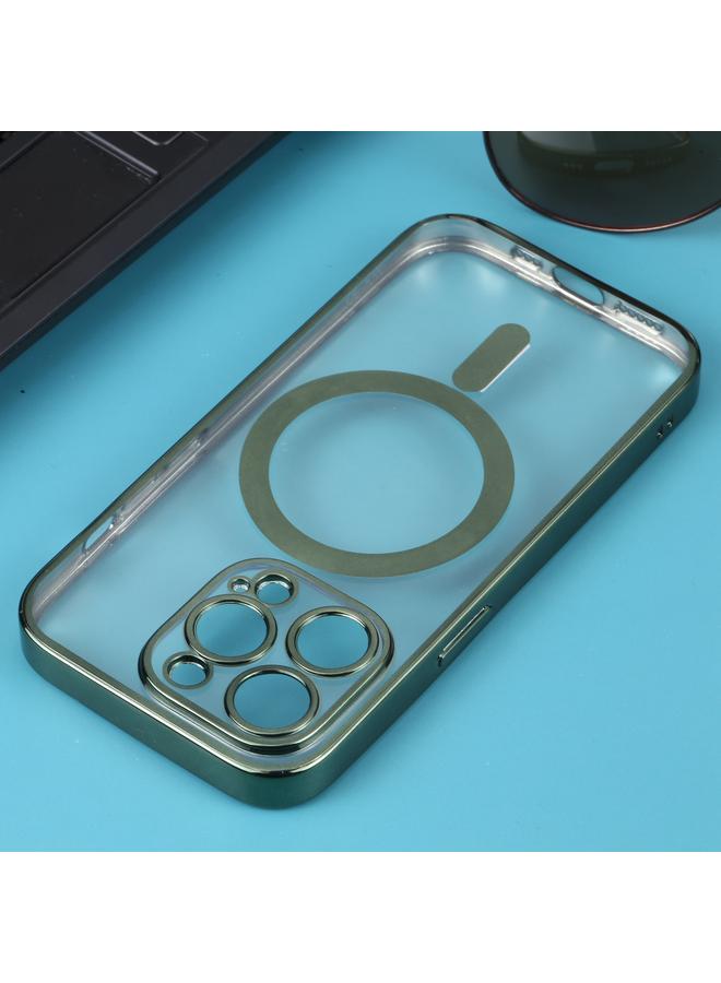 Zaboon Case For iPhone 12 Pro Max MagSafe Electroplating Straight TPU Phone Case - Image 3