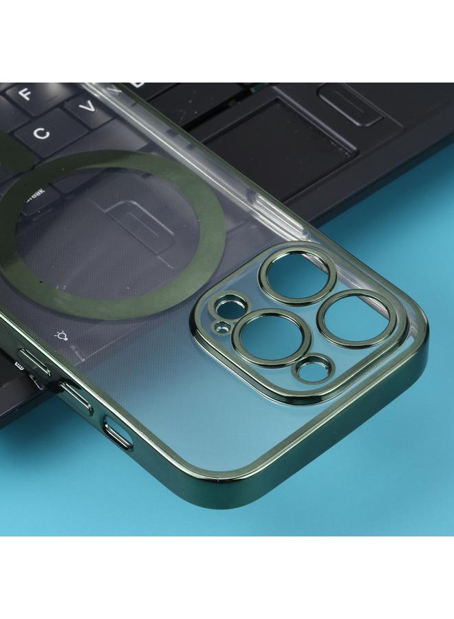 Zaboon Case For iPhone 12 Pro Max MagSafe Electroplating Straight TPU Phone Case - Image 5