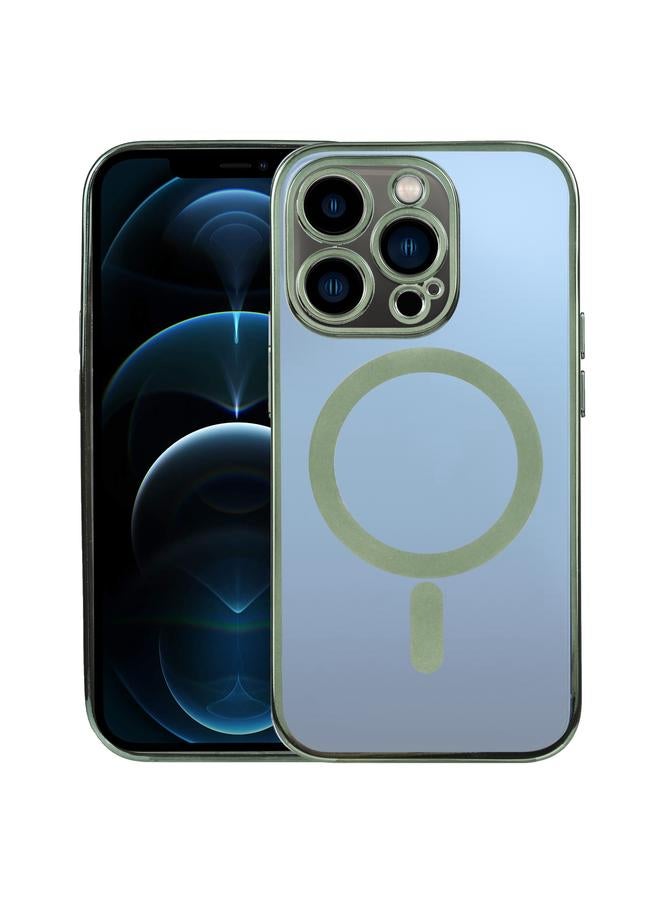 Zaboon Case For iPhone 12 Pro Max MagSafe Electroplating Straight TPU Phone Case - Image 1