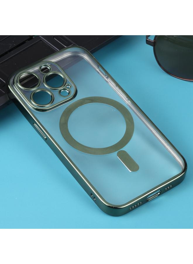 Zaboon Case For iPhone 12 Pro Max MagSafe Electroplating Straight TPU Phone Case - Image 2