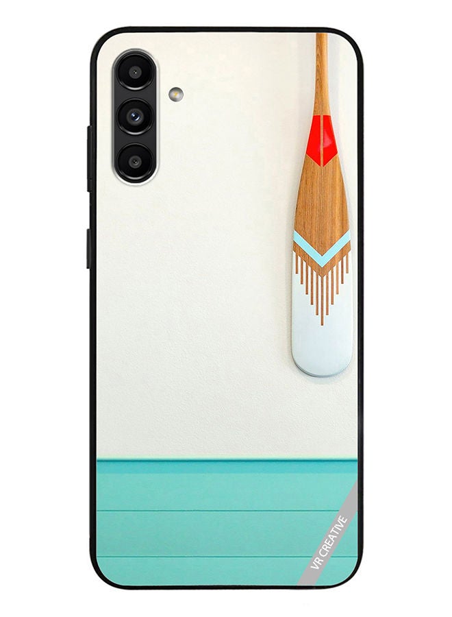 VR CREATIVE Protective Case Cover For Samsung Galaxy A13 5G Keslo Wood Paddle Design Multicolour - Image 1