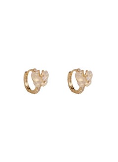 Korean Fashion Light Luxury High Sense Zircon Butterfly Ear Buckle Niche Design All-match Temperament Small Earrings