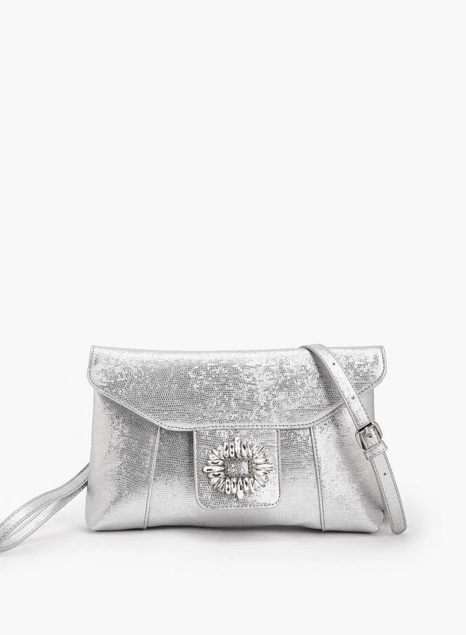 بابريكا Embellished Clutch With Haul Loop