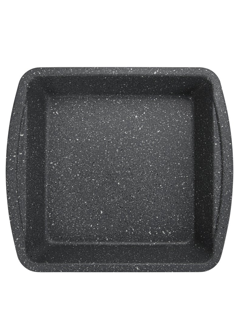 Fissman Rectangular Roaster Pan 26cm,  Carbon Steel Non Stick Coating 4.5cm Deep Roaster Pan, Durable High-Heat Roasting Pan, Granite Non Stick Coating for Roasting,  Baking, PFOA Free  - Image 4