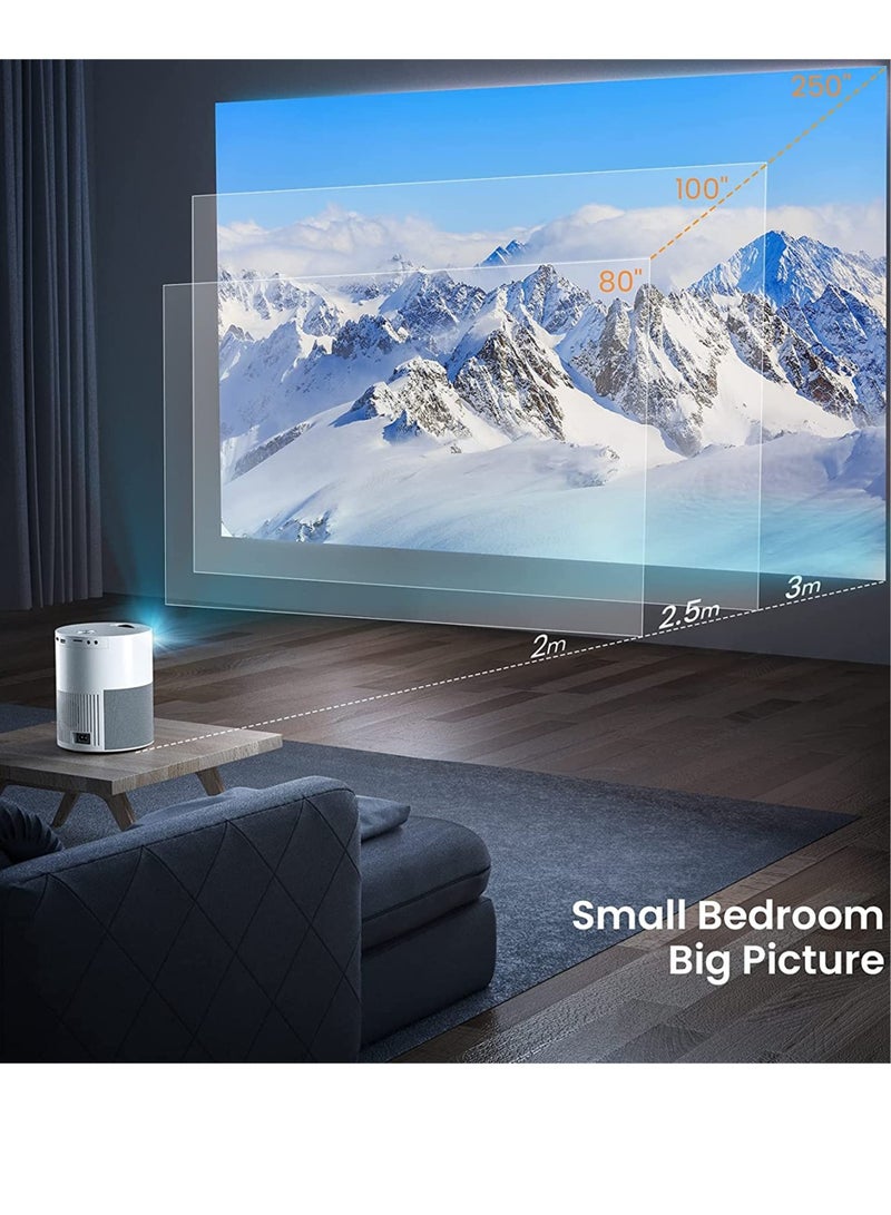 Joshberg Portable HD Home Wireless Co-Screen Projector Support 1080p - Image 4
