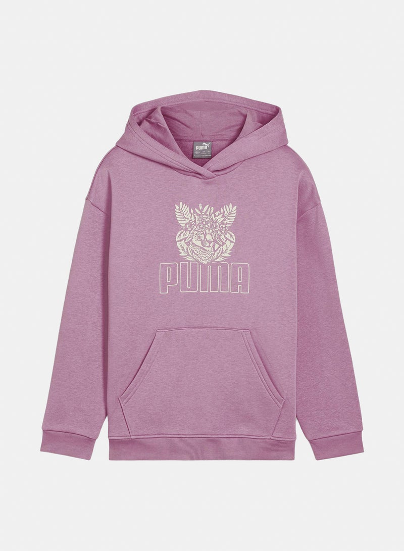 PUMA ESS+ TROPICAT Hoodie FL G - Image 1