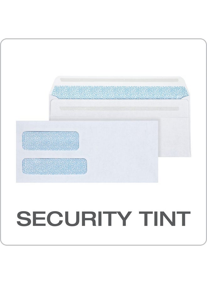 Columbian #8 5/8 Security Envelopes, 500/Box, Double Window, 3-5/8" X 8-5/8", Redi-Seal Self Seal, Invoices & Quickbooks Statements, White (Colo182)  - Image 5