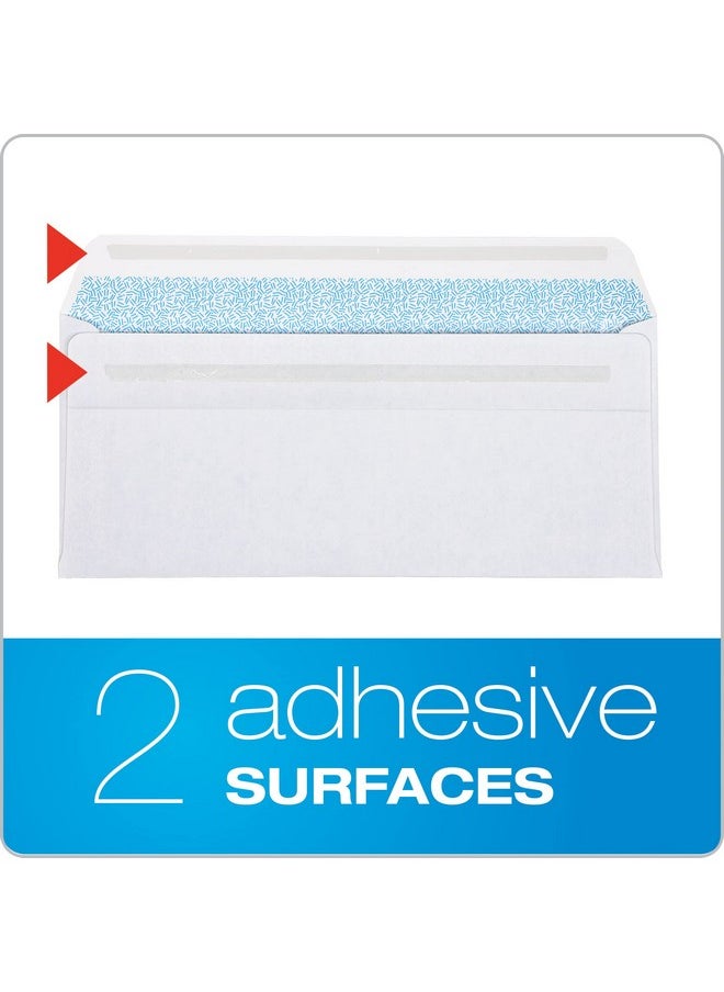 Columbian #8 5/8 Security Envelopes, 500/Box, Double Window, 3-5/8" X 8-5/8", Redi-Seal Self Seal, Invoices & Quickbooks Statements, White (Colo182)  - Image 4