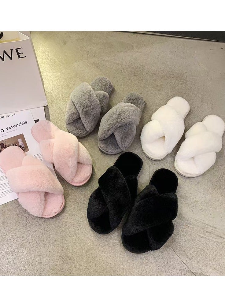 Women's spring sandals, flat shoes, indoor slippers, super soft soles（Black） - Image 4