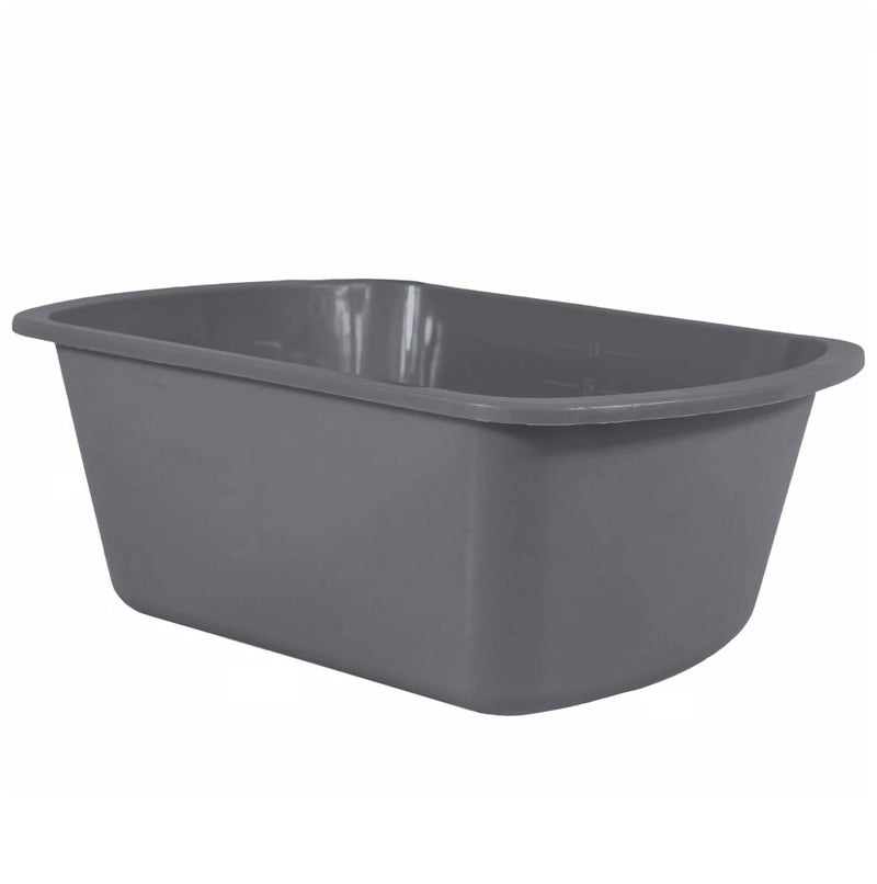 Wash Basins  Rectangular Plastic Hospital Bedside Soaking Tub  Small 7 Qt Graduated Bucket  Portable Washbasin for Washing Cleaning Foot Bath Dishes Face Cleansing Bowl 1325 x 10 x 45 Inches