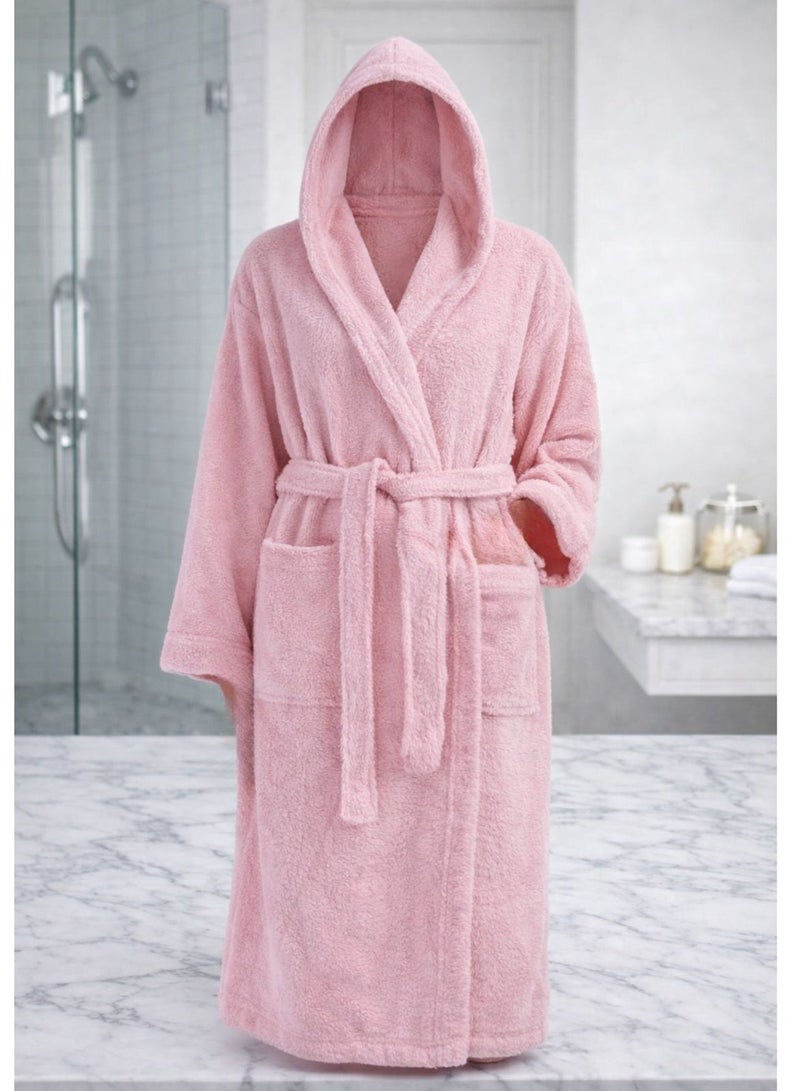 TM HOME Luxury Hotel Bath Robe + Towel 100*50 + Slipper with Luxury Box – 100% Egyptian Cotton – Elegant Color – Ultra-Soft, Highly Absorbent & Premium Quality for Home, Spa & Hotels - Image 4
