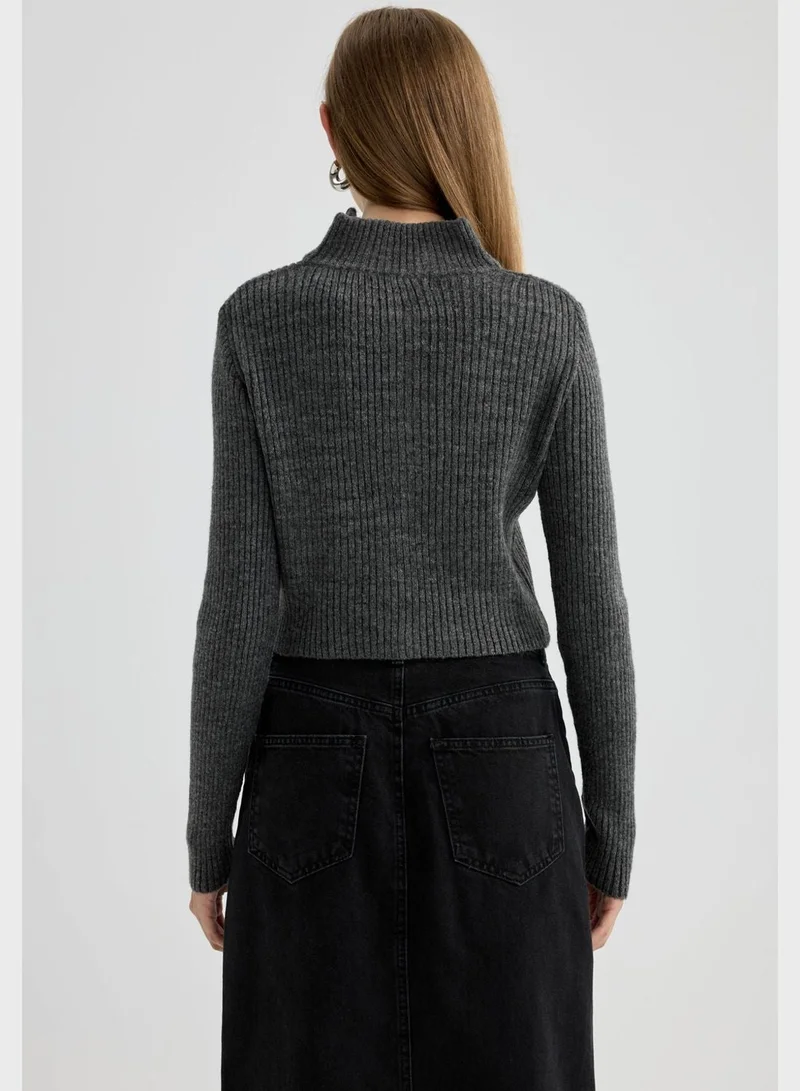 DeFacto Button Detail Cardigan