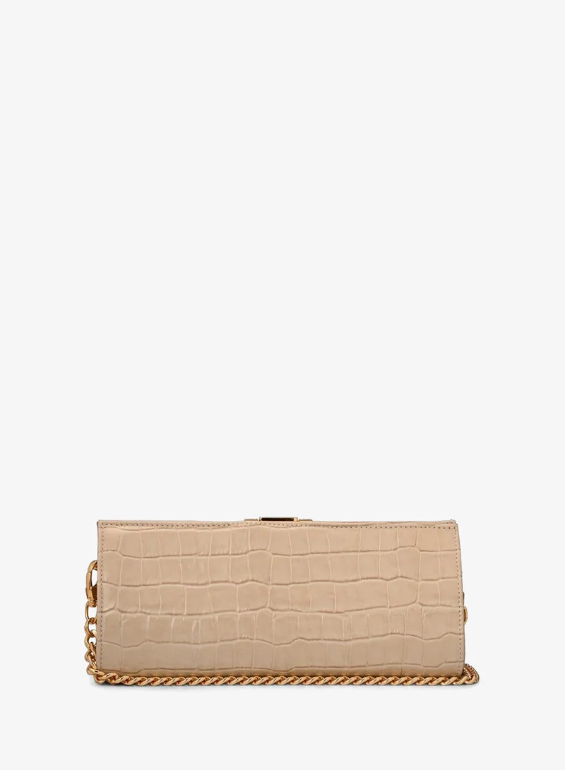 Carmen Steffens  Off-white Croco Leather Crossbody Bag for Women | Best Price UAE