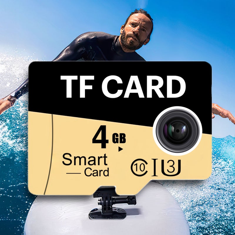 TF Memory Card 4GB for Tablets Cameras Smartphones Laptops Car Speakers Audio File Storage - Image 1